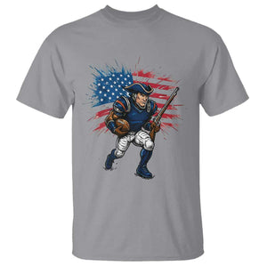 NE Football Fan Supporter T Shirt American Flag Pride Gift TS12 Sport Gray Print Your Wear