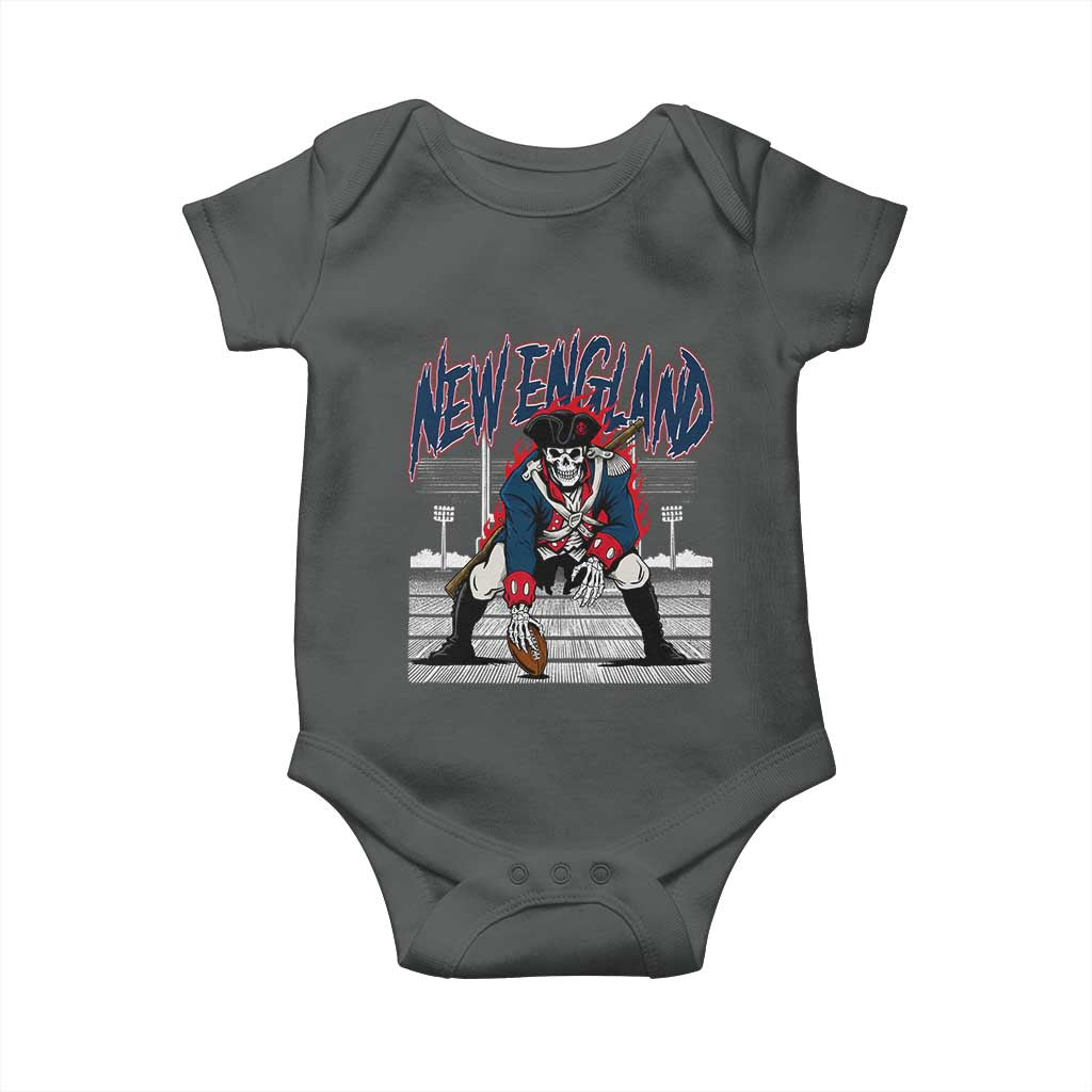 Gothic Skeleton Baby Onesie NE Football Lover Gift TS12 Dark Heather Print Your Wear