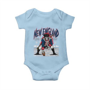 Gothic Skeleton Baby Onesie NE Football Lover Gift TS12 Light Blue Print Your Wear