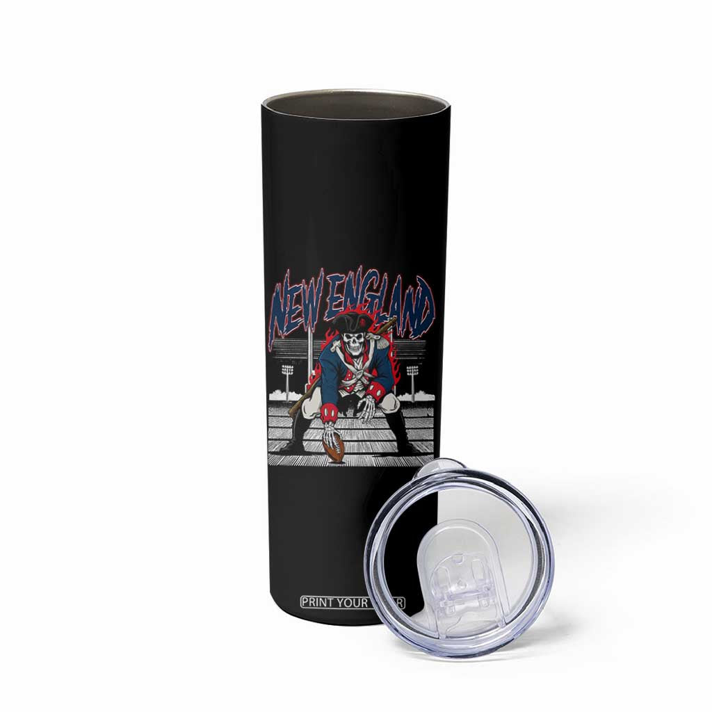 Gothic Skeleton Skinny Tumbler NE Football Lover Gift TS12 Print Your Wear