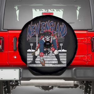 Gothic Skeleton Spare Tire Cover NE Football Lover Gift TS12 Black Print Your Wear