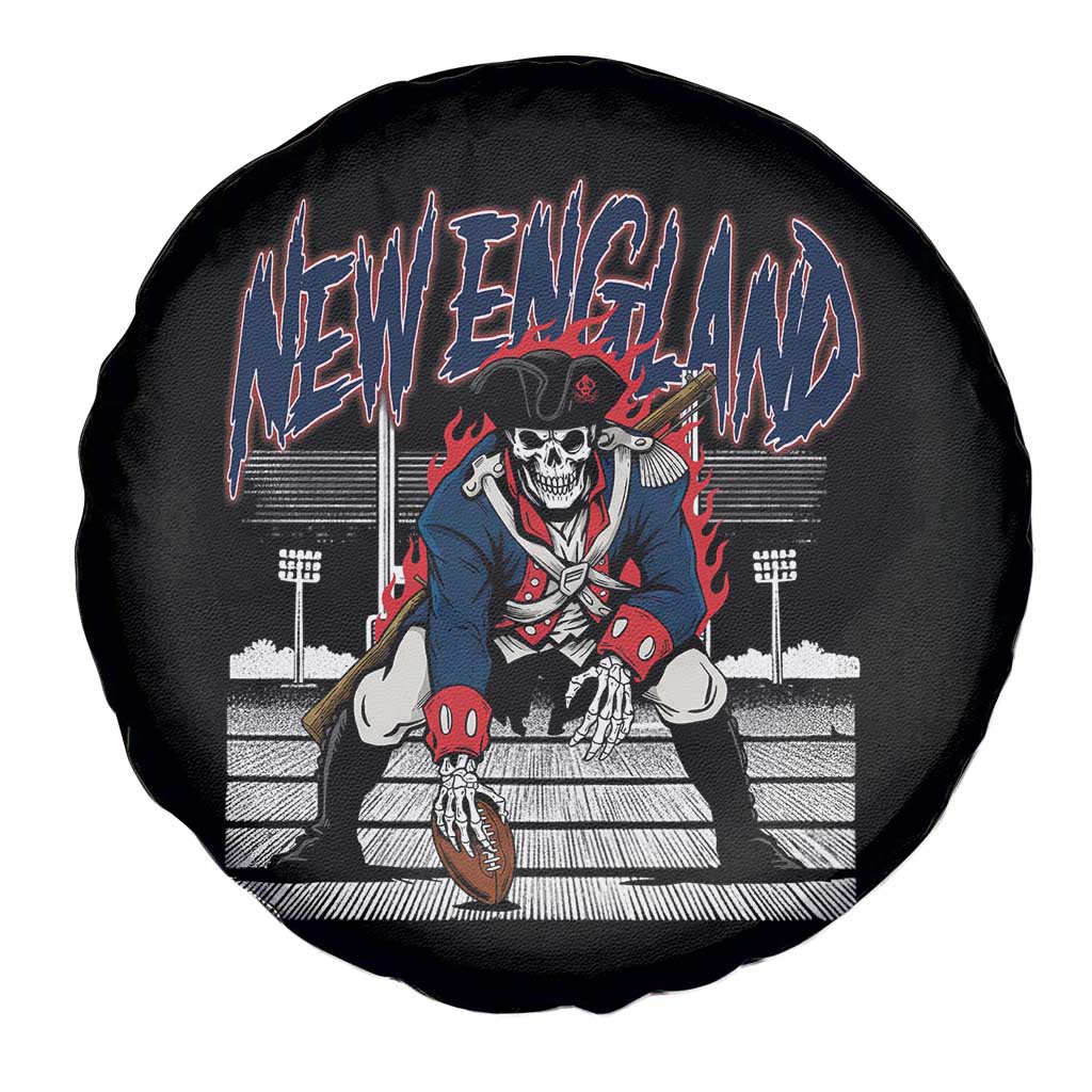 Gothic Skeleton Spare Tire Cover NE Football Lover Gift TS12 Print Your Wear