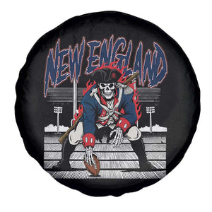 Gothic Skeleton Spare Tire Cover NE Football Lover Gift TS12 Print Your Wear