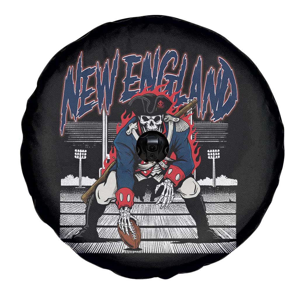Gothic Skeleton Spare Tire Cover NE Football Lover Gift TS12 Print Your Wear