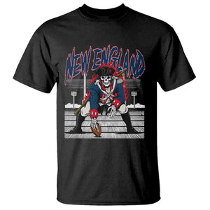Gothic Skeleton T Shirt NE Football Lover Gift TS12 Black Print Your Wear