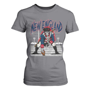 Gothic Skeleton T Shirt For Women NE Football Lover Gift TS12 Charcoal Print Your Wear