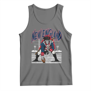 Gothic Skeleton Tank Top NE Football Lover Gift TS12 Black Heather Print Your Wear
