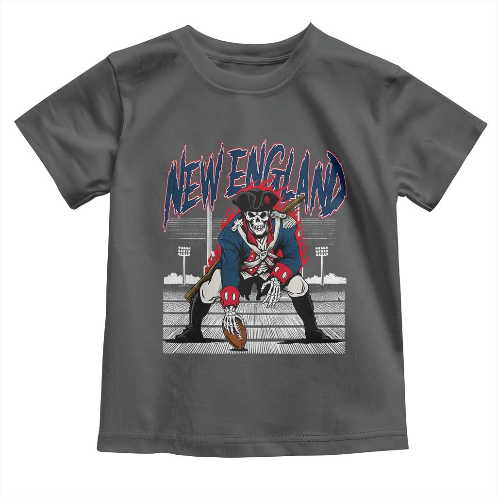 Gothic Skeleton Toddler T Shirt NE Football Lover Gift TS12 Dark Heather Print Your Wear
