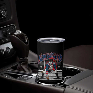 Gothic Skeleton Tumbler Cup NE Football Lover Gift TS12 Print Your Wear