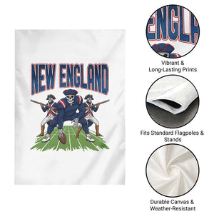 NE Gothic Skeleton Garden Flag Football Lover Gift TS12 Print Your Wear