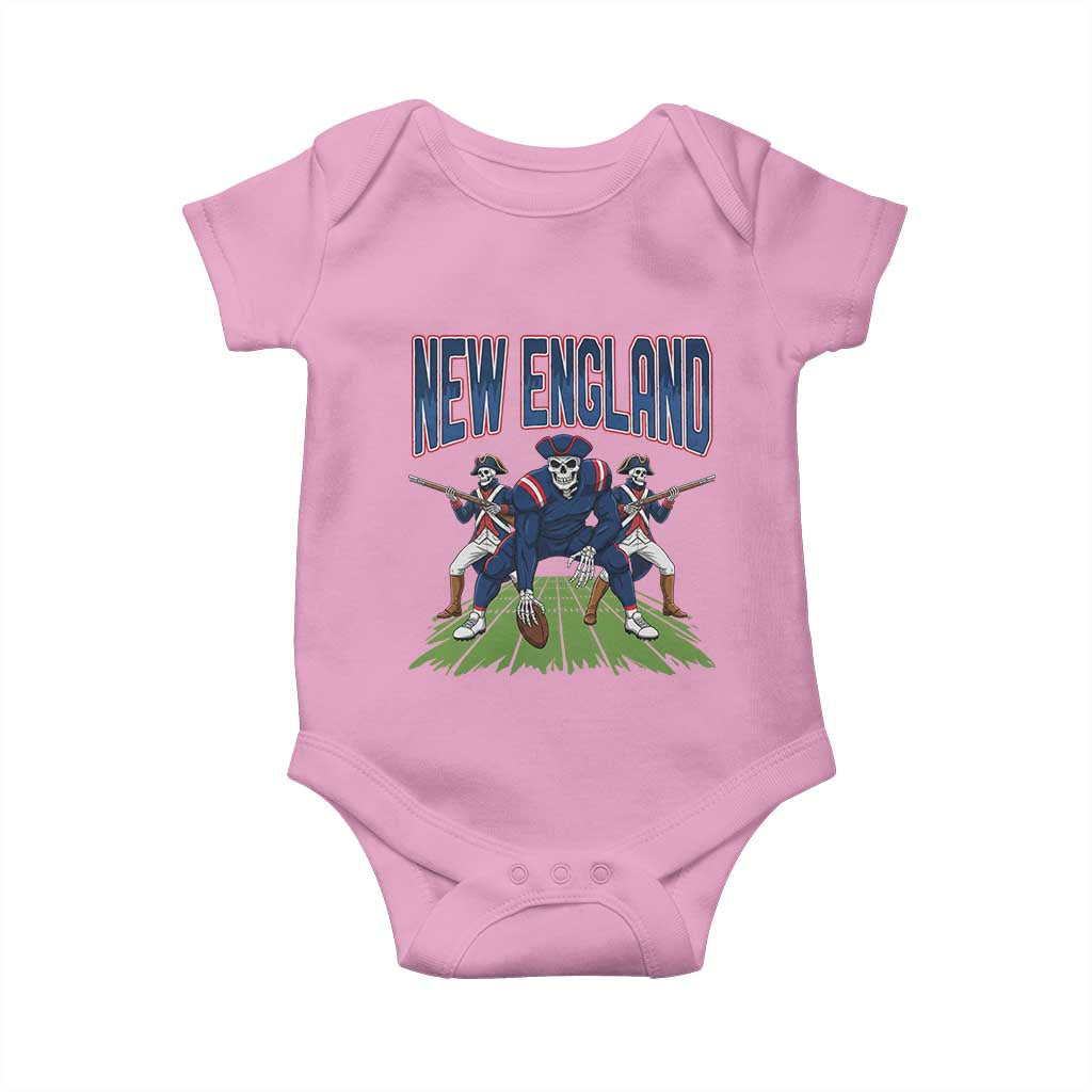 NE Gothic Skeleton Baby Onesie Football Lover Gift TS12 Light Pink Print Your Wear