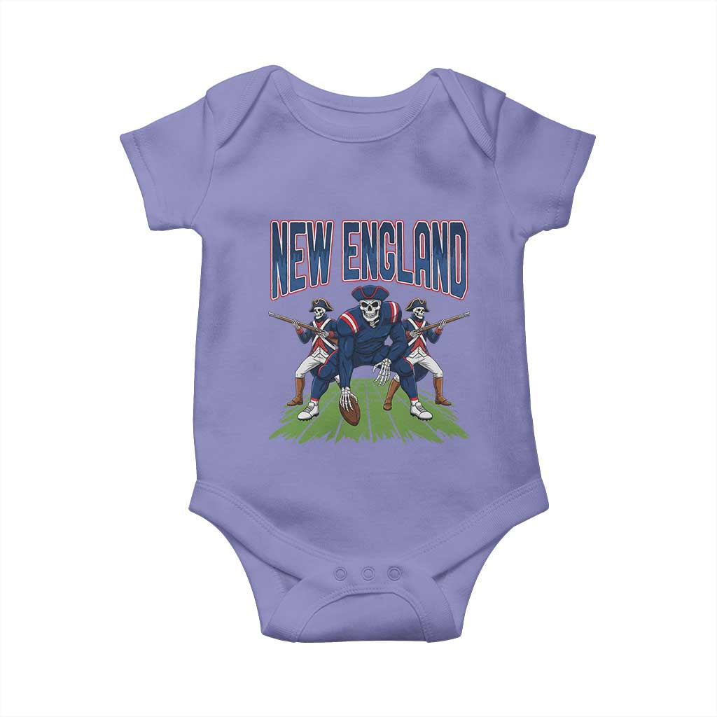 NE Gothic Skeleton Baby Onesie Football Lover Gift TS12 Violet Print Your Wear
