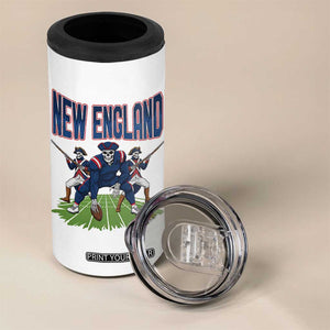 NE Gothic Skeleton 4 in 1 Can Cooler Tumbler Football Lover Gift TS12 Print Your Wear