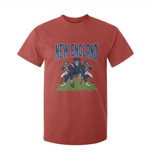 NE Gothic Skeleton T Shirt For Kid Football Lover Gift TS12 Red Print Your Wear