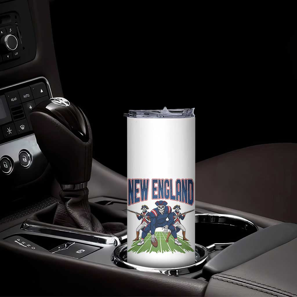 NE Gothic Skeleton Skinny Tumbler Football Lover Gift TS12 Print Your Wear
