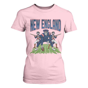 NE Gothic Skeleton T Shirt For Women Football Lover Gift TS12 Light Pink Print Your Wear