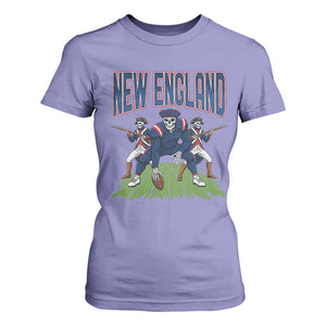 NE Gothic Skeleton T Shirt For Women Football Lover Gift TS12 Violet Print Your Wear