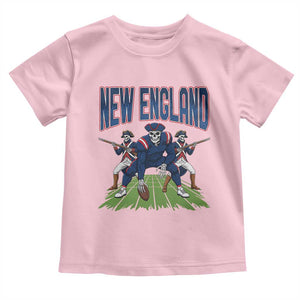 NE Gothic Skeleton Toddler T Shirt Football Lover Gift TS12 Light Pink Print Your Wear