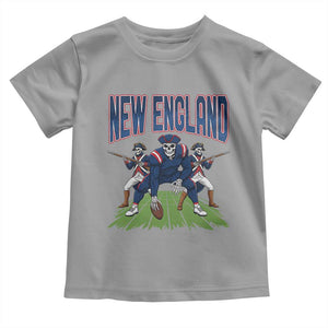 NE Gothic Skeleton Toddler T Shirt Football Lover Gift TS12 Sport Gray Print Your Wear