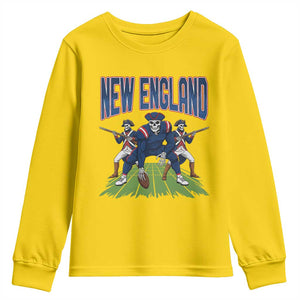 NE Gothic Skeleton Youth Sweatshirt Football Lover Gift TS12 Daisy Print Your Wear