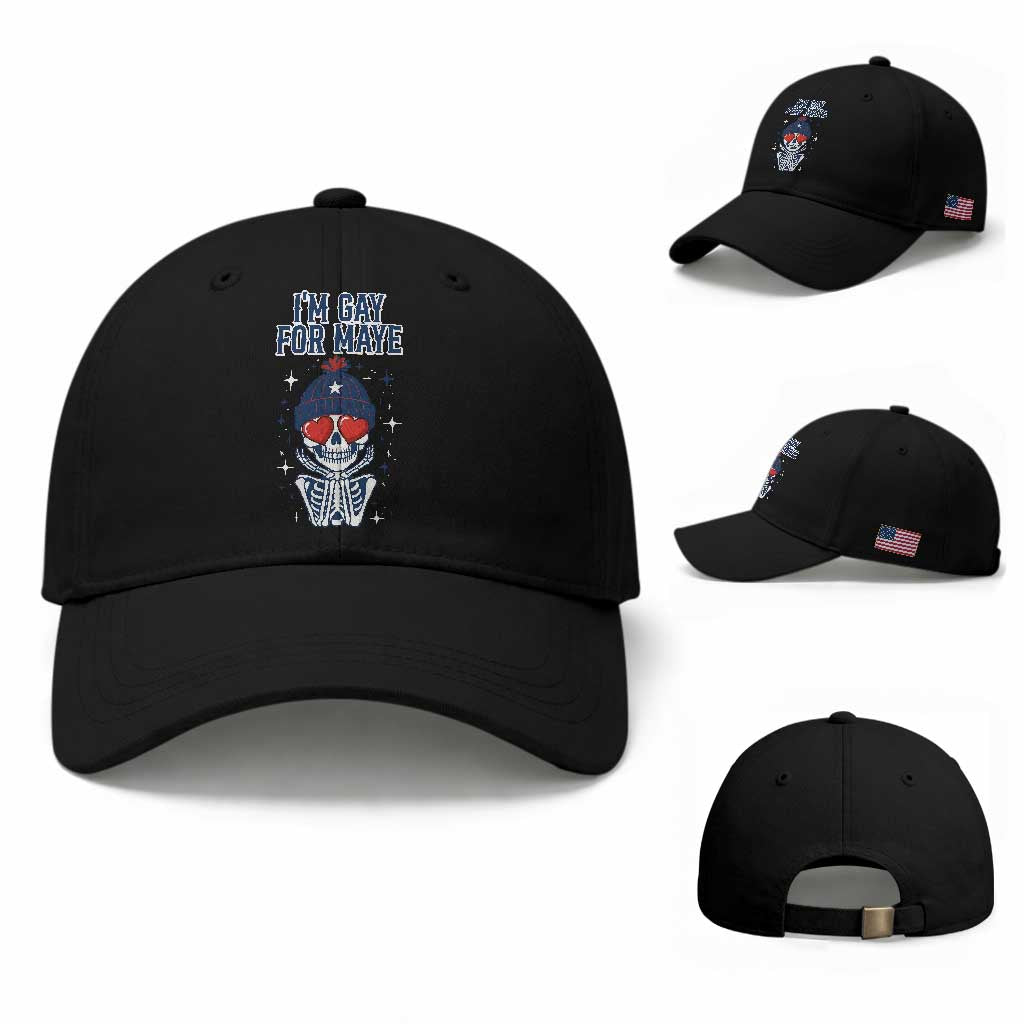 I Am Gay For Maye Baseball Cap Funny QB Football Fan Gift TS12 Baseball Cap Universal Fit Black Print Your Wear