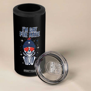 I Am Gay For Maye 4 in 1 Can Cooler Tumbler Funny QB Football Fan Gift TS12 Print Your Wear