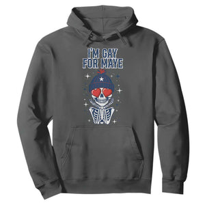 I Am Gay For Maye Hoodie Funny QB Football Fan Gift TS12 Dark Heather Print Your Wear