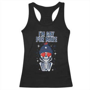I Am Gay For Maye Racerback Tank Top Funny QB Football Fan Gift TS12 Black Print Your Wear