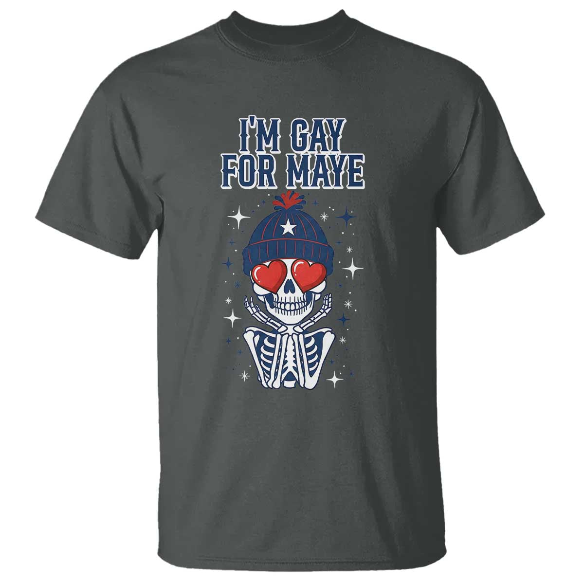 I Am Gay For Maye T Shirt Funny QB Football Fan Gift TS12 Dark Heather Print Your Wear