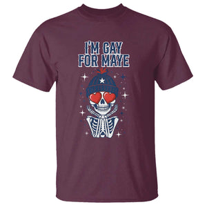 I Am Gay For Maye T Shirt Funny QB Football Fan Gift TS12 Maroon Print Your Wear