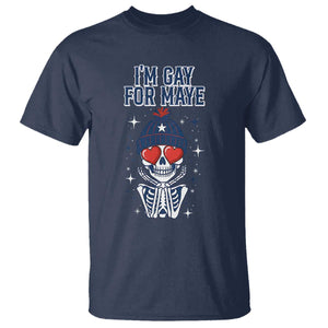 I Am Gay For Maye T Shirt Funny QB Football Fan Gift TS12 Navy Print Your Wear
