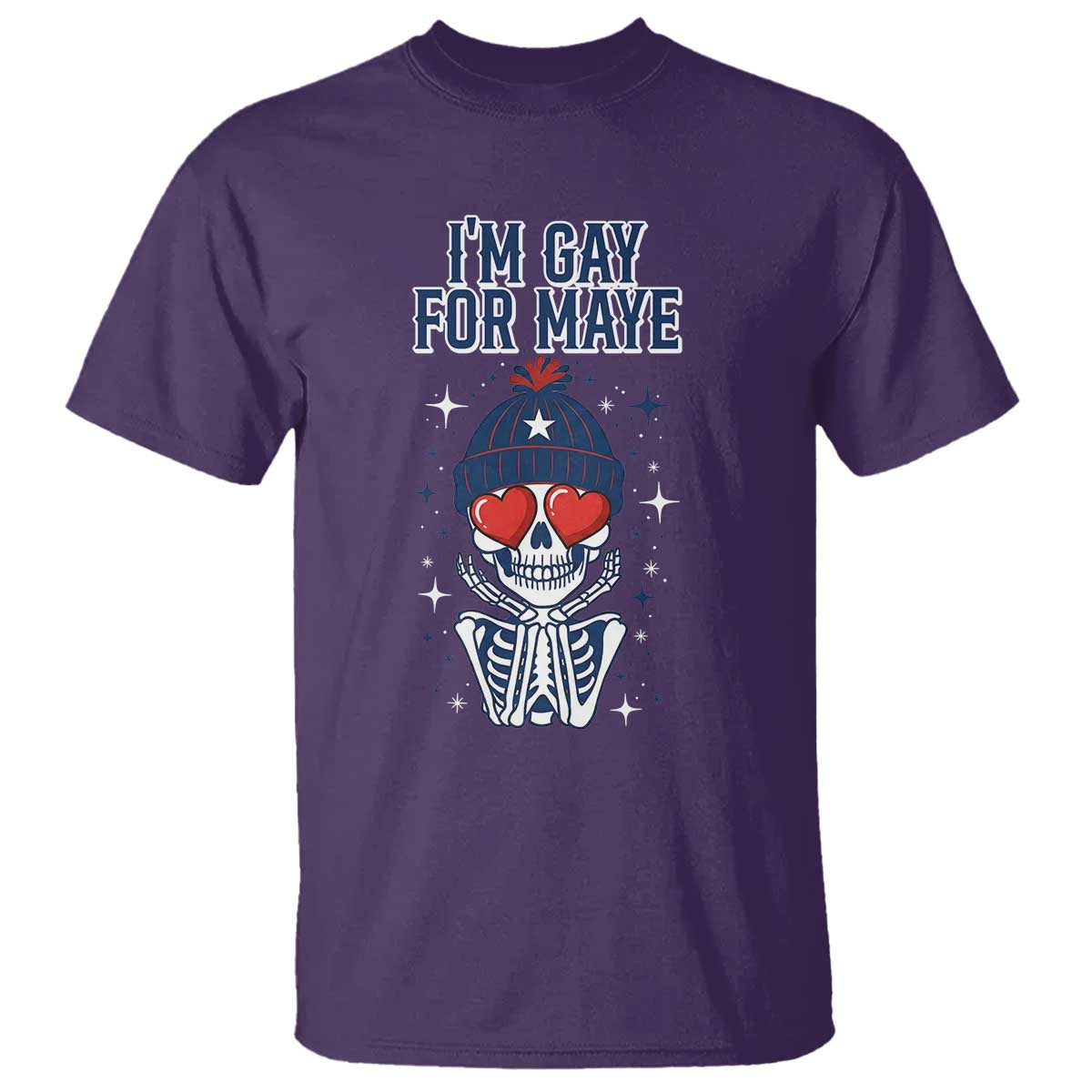 I Am Gay For Maye T Shirt Funny QB Football Fan Gift TS12 Purple Print Your Wear