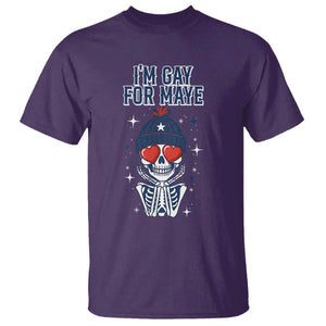 I Am Gay For Maye T Shirt Funny QB Football Fan Gift TS12 Purple Print Your Wear