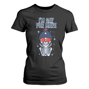I Am Gay For Maye T Shirt For Women Funny QB Football Fan Gift TS12 Black Print Your Wear
