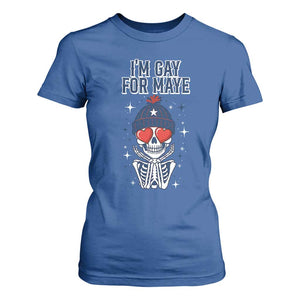 I Am Gay For Maye T Shirt For Women Funny QB Football Fan Gift TS12 Royal Blue Print Your Wear