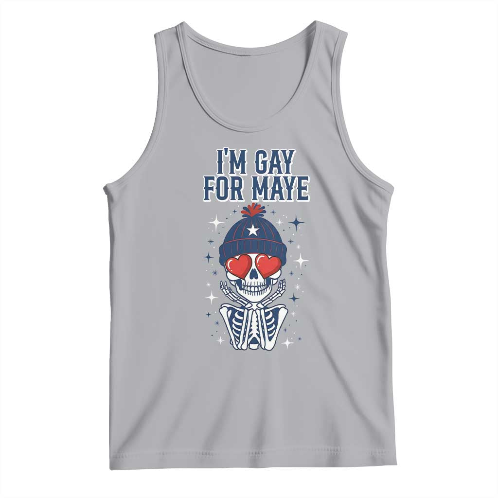I Am Gay For Maye Tank Top Funny QB Football Fan Gift TS12 Athletic Heather Print Your Wear