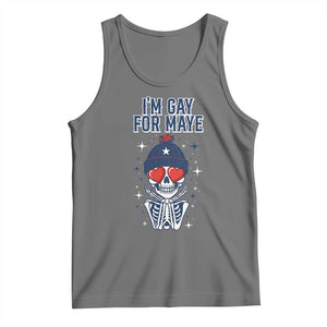 I Am Gay For Maye Tank Top Funny QB Football Fan Gift TS12 Black Heather Print Your Wear