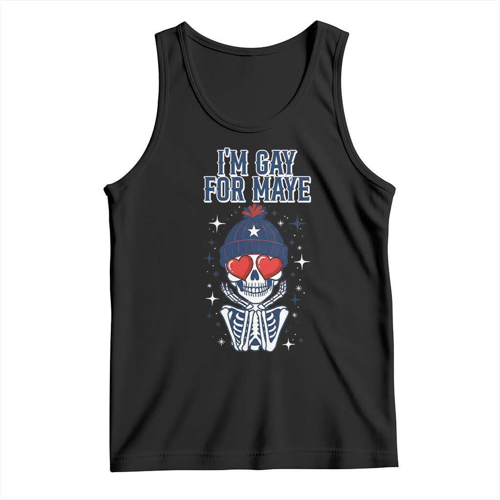 I Am Gay For Maye Tank Top Funny QB Football Fan Gift TS12 Black Print Your Wear