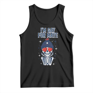 I Am Gay For Maye Tank Top Funny QB Football Fan Gift TS12 Black Print Your Wear
