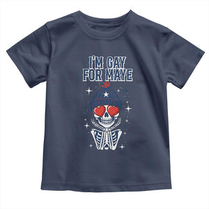 I Am Gay For Maye Toddler T Shirt Funny QB Football Fan Gift TS12 Navy Print Your Wear