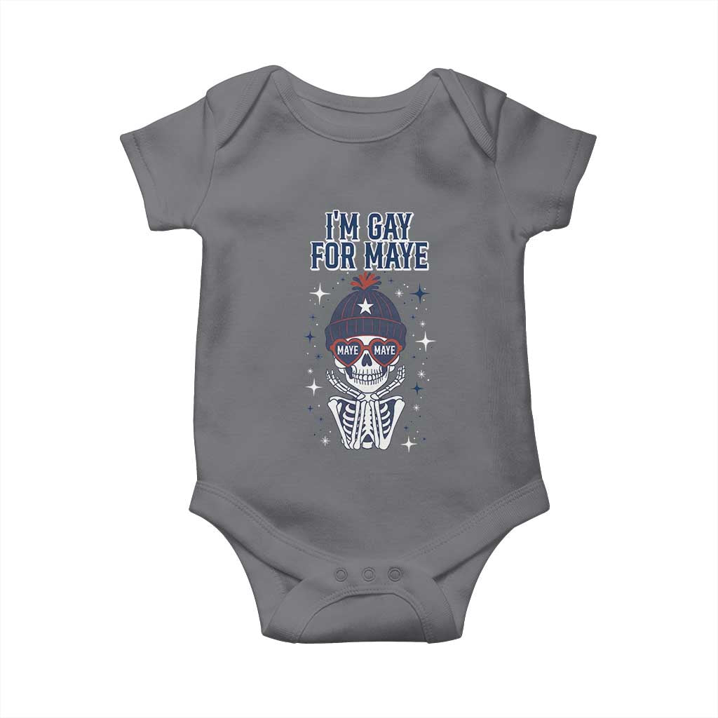 I Am Gay For Maye Baby Onesie Funny QB Sport Fan TS12 Charcoal Print Your Wear