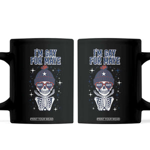 I Am Gay For Maye Coffee Mug Funny QB Sport Fan TS12 Black Print Your Wear