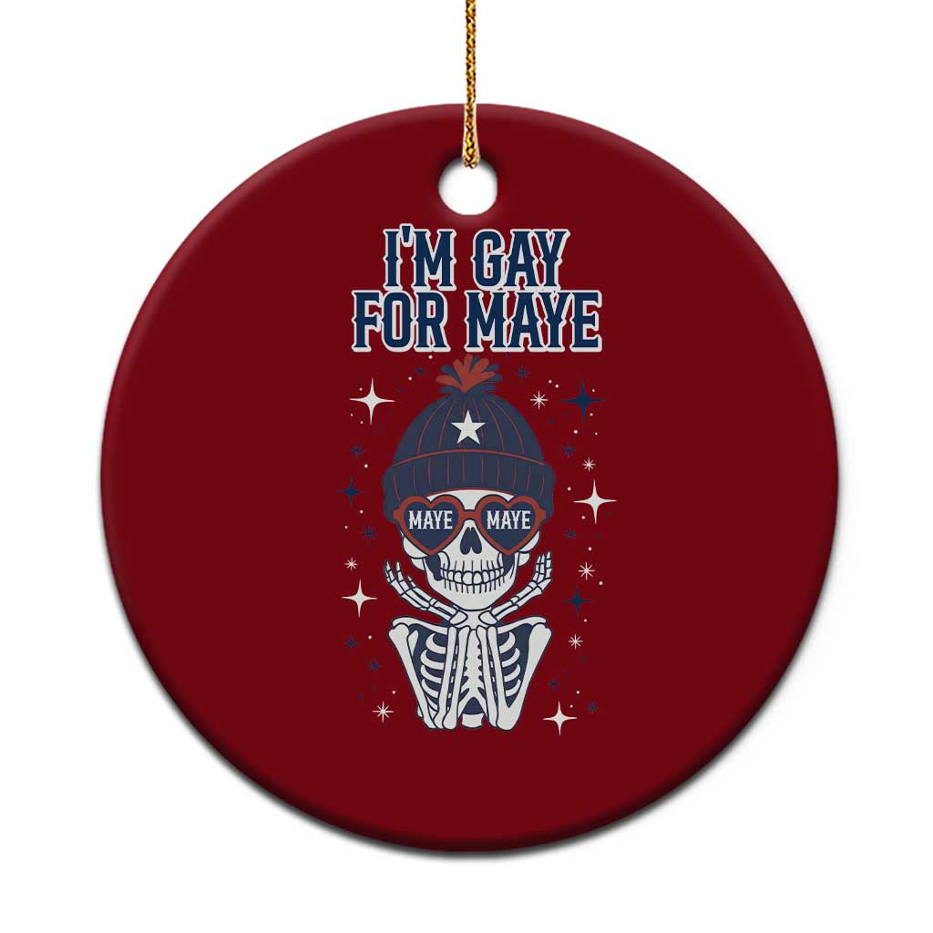 I Am Gay For Maye Ceramic Ornament Funny QB Sport Fan TS12 1pc Red Print Your Wear