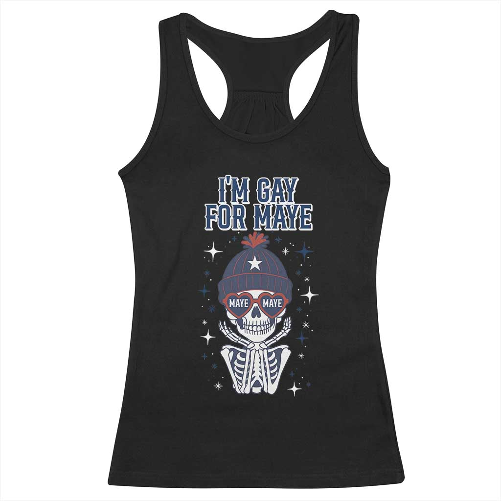 I Am Gay For Maye Racerback Tank Top Funny QB Sport Fan TS12 Black Print Your Wear