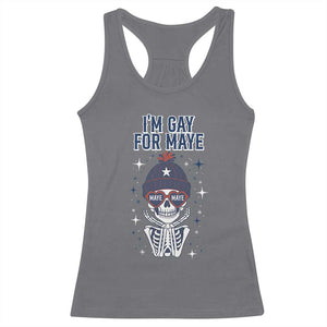I Am Gay For Maye Racerback Tank Top Funny QB Sport Fan TS12 Charcoal Print Your Wear