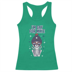 I Am Gay For Maye Racerback Tank Top Funny QB Sport Fan TS12 Irish Green Print Your Wear