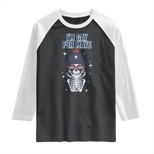 I Am Gay For Maye Raglan Shirt Funny QB Sport Fan TS12 Black White Print Your Wear