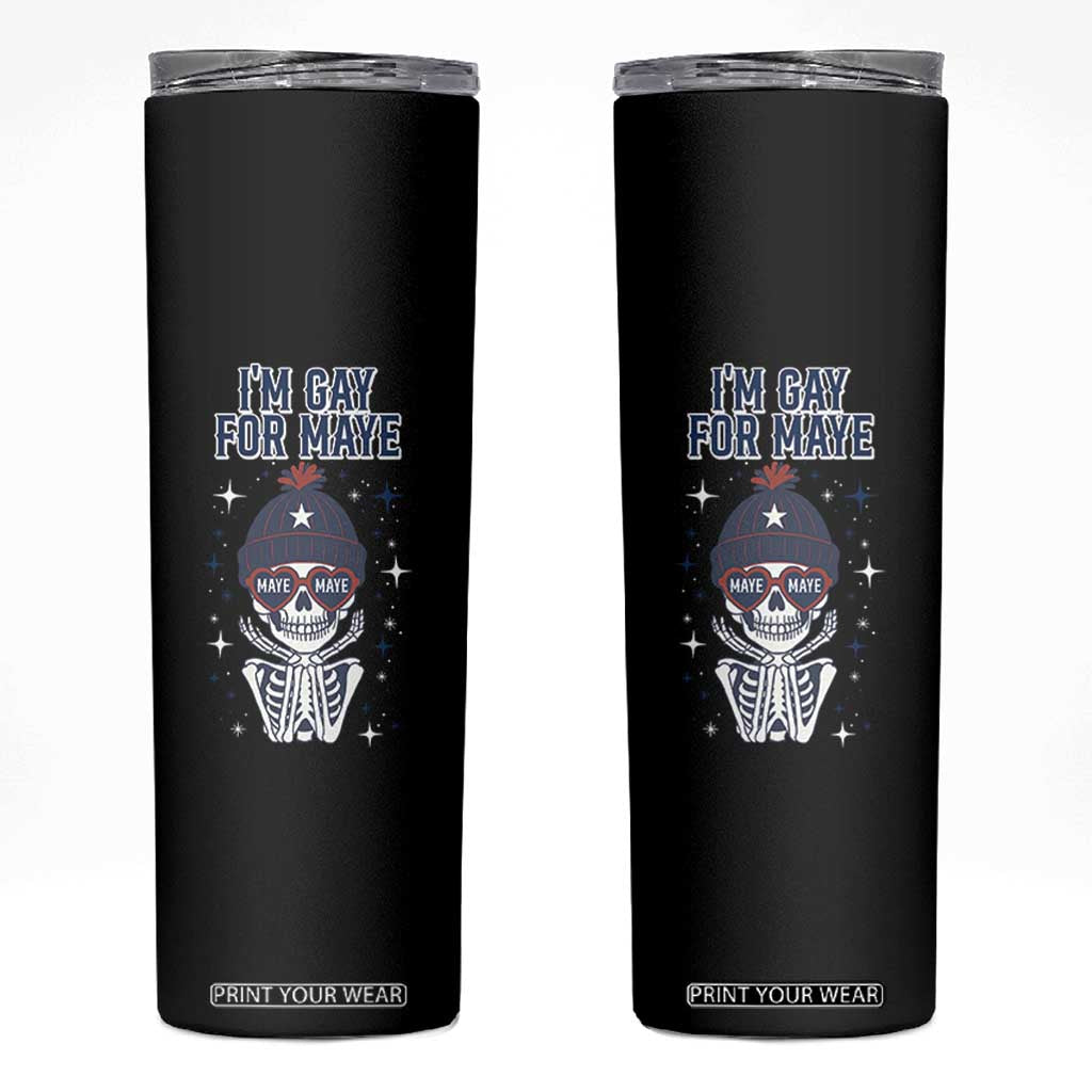 I Am Gay For Maye Skinny Tumbler Funny QB Sport Fan TS12 Black Print Your Wear