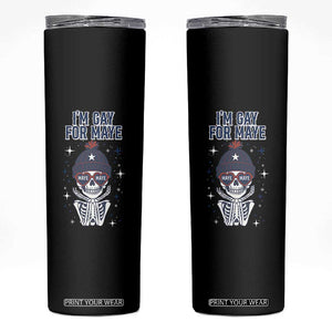 I Am Gay For Maye Skinny Tumbler Funny QB Sport Fan TS12 Black Print Your Wear
