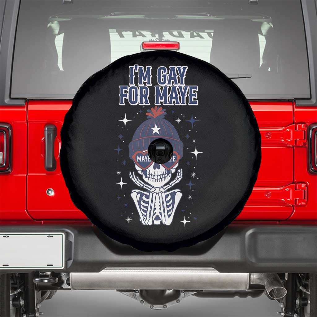 I Am Gay For Maye Spare Tire Cover Funny QB Sport Fan TS12 Black Print Your Wear